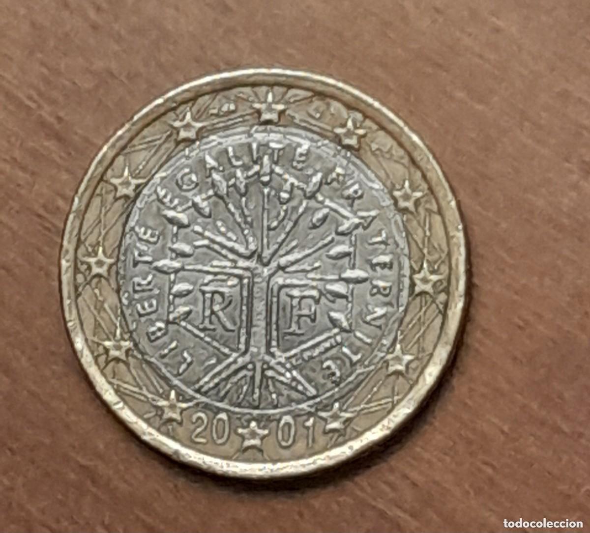 Monedas antiguas de Europa: moneda 1 euro fallo acu&ntilde;acion