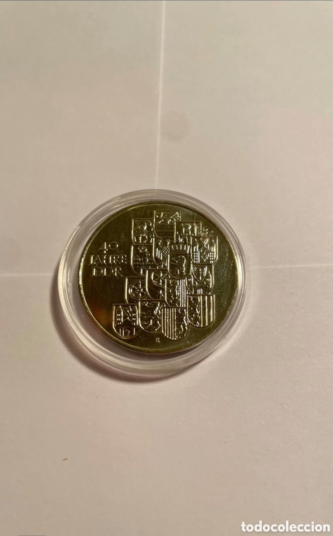 Monedas antiguas de Europa: 10 Mark 1989 40 A&ntilde;os de Historia