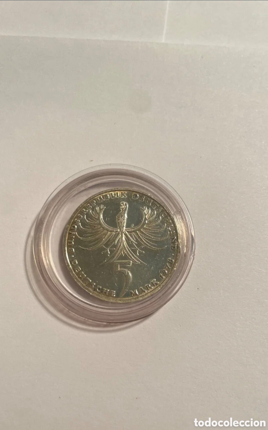 Monedas antiguas de Europa: 5 marcos 1978 Alemania RFA