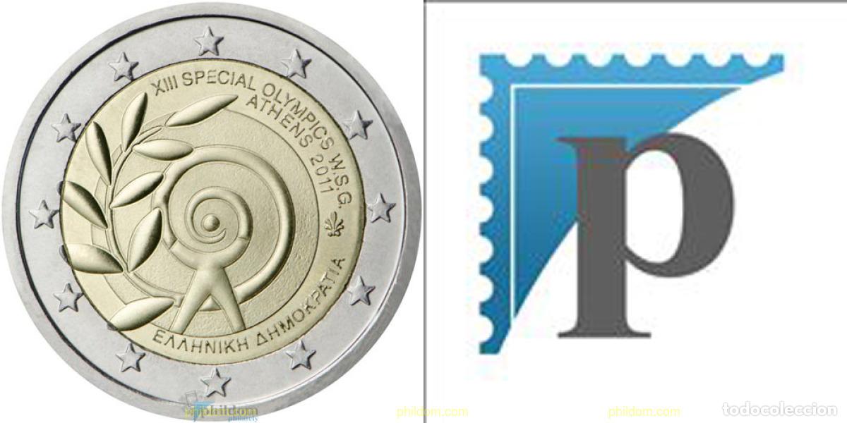 Monedas antiguas de Europa: 2039 GRECIA 2011 2 EUROS GRECIA 2011 OLIMPIADAS ESPECIALES