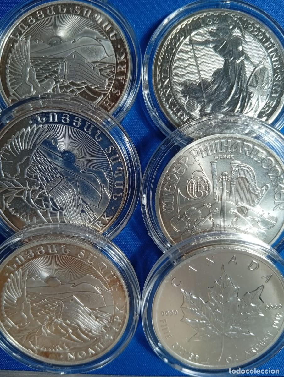 Monedas antiguas de Europa: 6 onzas de plata pura 999
