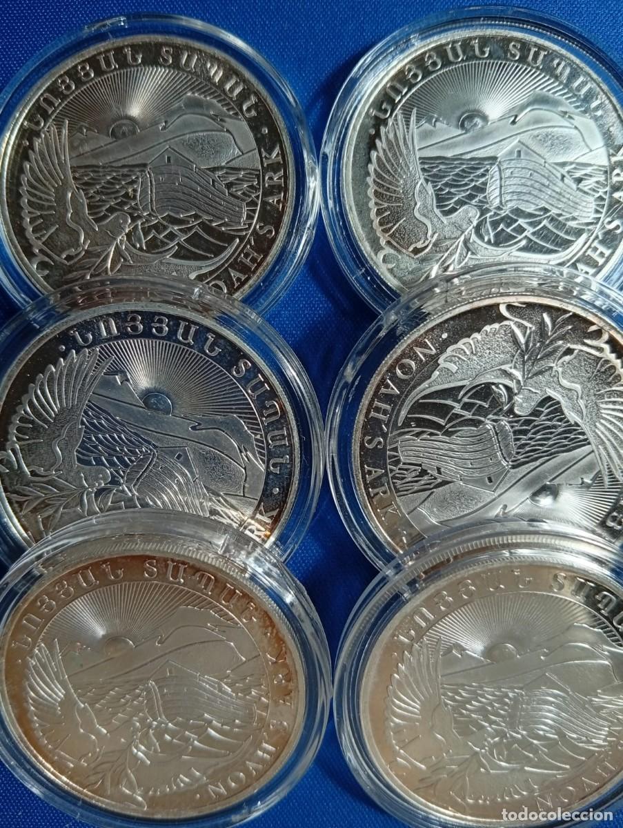 Monedas antiguas de Europa: 6 onzas de plata pura 999 Arca de No&eacute; 2012