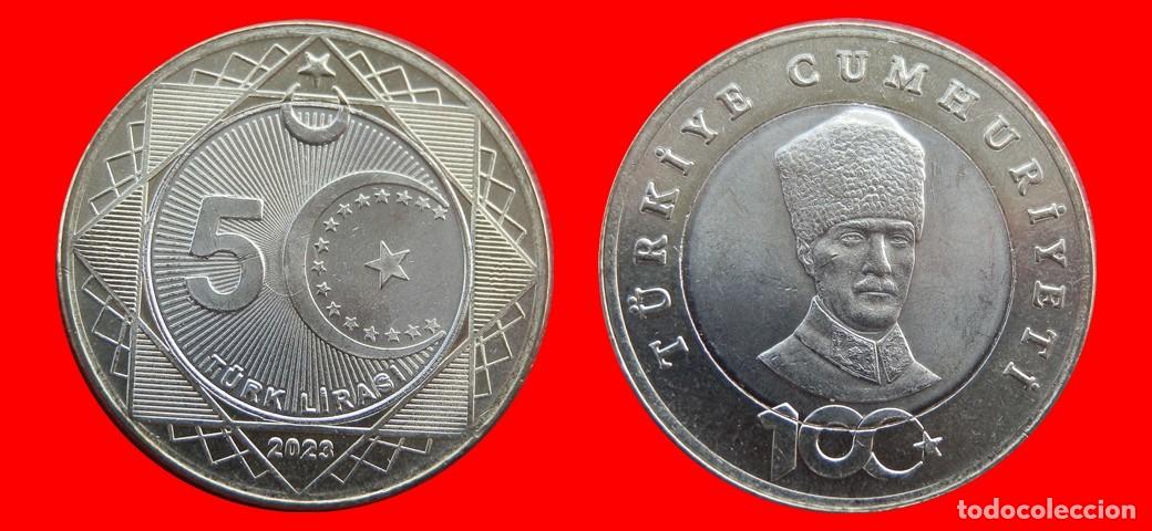 Monedas antiguas de Europa: 5 LIRAS 2023 SIN CIRCULAR TURQUIA-8760SC