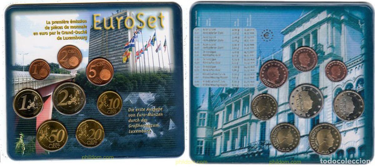 Moedas antigas da Europa: 1082 LUXEMBURGO 2002 CARTERA OFICIAL 2002 LUXEMBURGO
