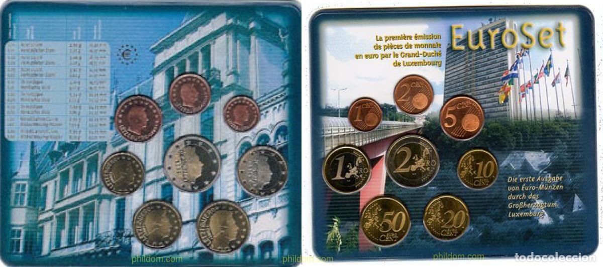 Monedas antiguas de Europa: 171 LUXEMBURGO 2002 CARTERA OFICIAL 2002 LUXEMBURGO