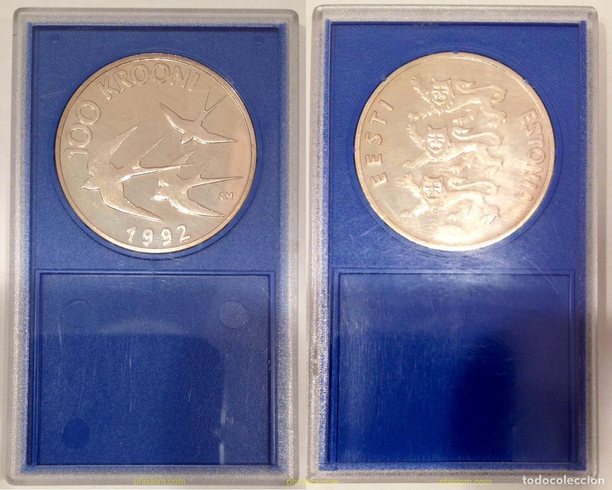 Monedas antiguas de Europa: 1575 ESTONIA 1992 1992 ESTONIA ESTI 100 KROONI