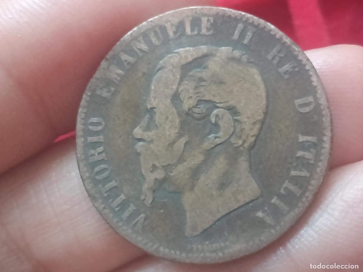 Monedas antiguas de Europa: 10 Centimisi Italia 1867