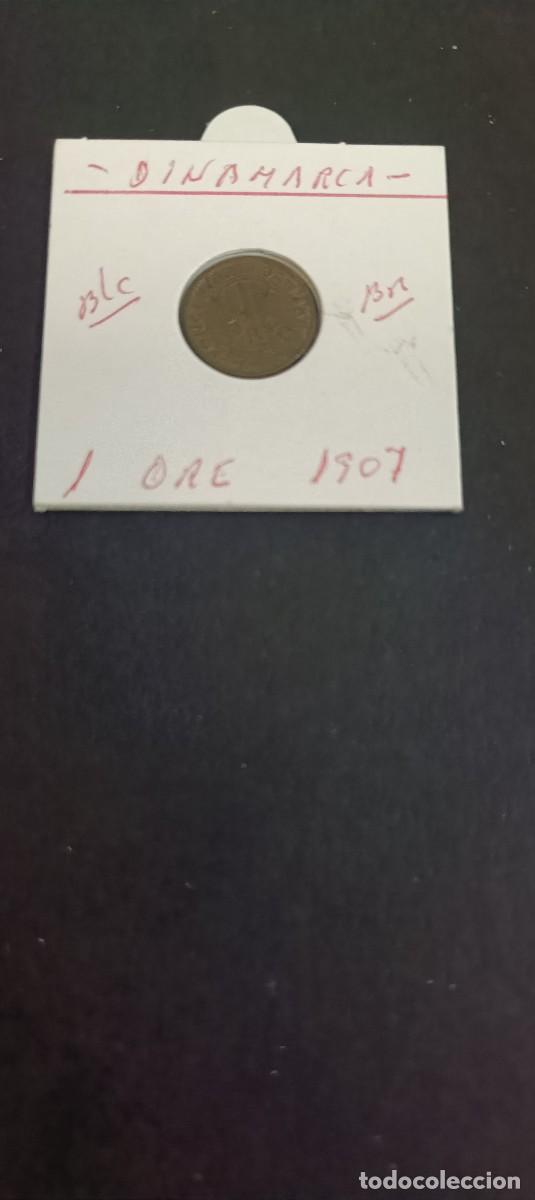 Monedas antiguas de Europa: DINAMARCA 1 ORE 1907 BC KM=804 (BRONCE)