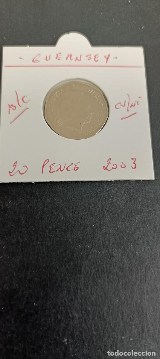 Monedas antiguas de Europa: GUERNSEY 20 PENCE 2003 BC KM=90 (CUPRONIQUEL)
