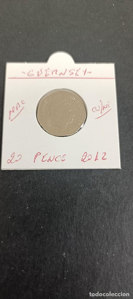 Monedas antiguas de Europa: GUERNSEY 20 PENCE 2012 MBC KM=90 (CUPRONIQUEL)