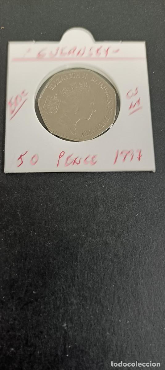 Monedas antiguas de Europa: GUERNSEY 50 PENCE 1997 EBC KM=45.2 (CUPRONIQUEL)