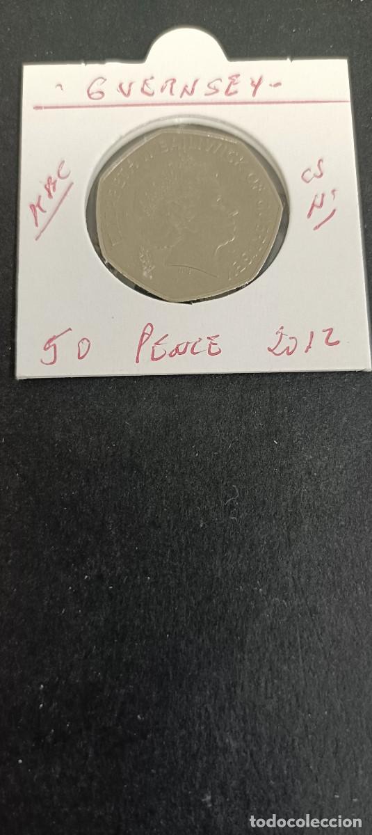 Monedas antiguas de Europa: GUERNSEY 50 PENCE 2012 MBC KM=156 (CUPRONIQUEL)