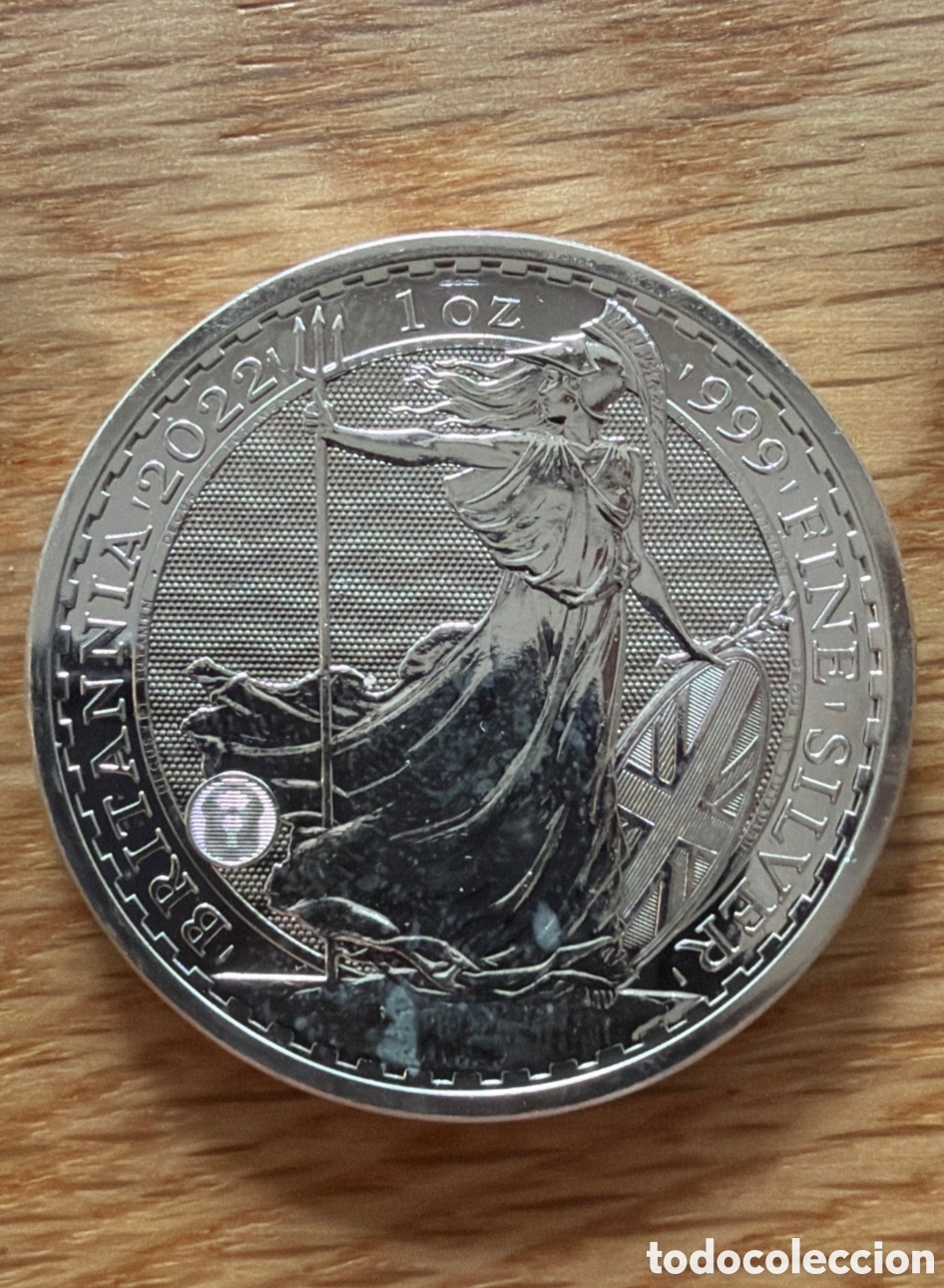 Monedas antiguas de Europa: Reino Unido. 2 Pounds 2022 - Britannia - 1 Oz (.999) (moneda 3)
