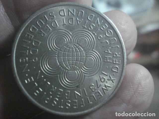 Monedas antiguas de Europa: ALEMANIA DEMOCR&Aacute;TICA 10 MARCOS - STUDENTEN A&Ntilde;O 1973