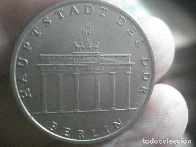 Monedas antiguas de Europa: ALEMANIA DEMOCR&Aacute;TICA 5 MARCOS -BERLIN A&Ntilde;O 1971