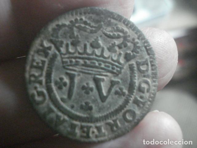 Monedas antiguas de Europa: PORTUGAL JUAN V - EXCELENTE III REIS A&Ntilde;OS 1720