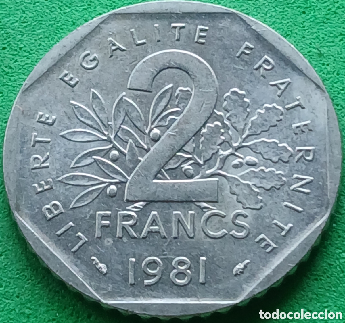 Monedas antiguas de Europa: Francia 2 francos 1981 km#942.1