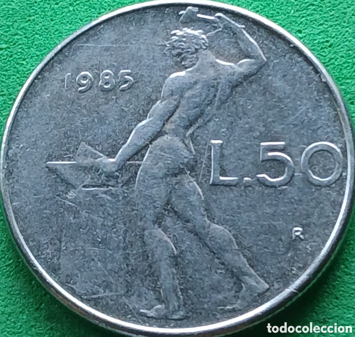 Monedas antiguas de Europa: Italia 50 liras 1985 km#95.1