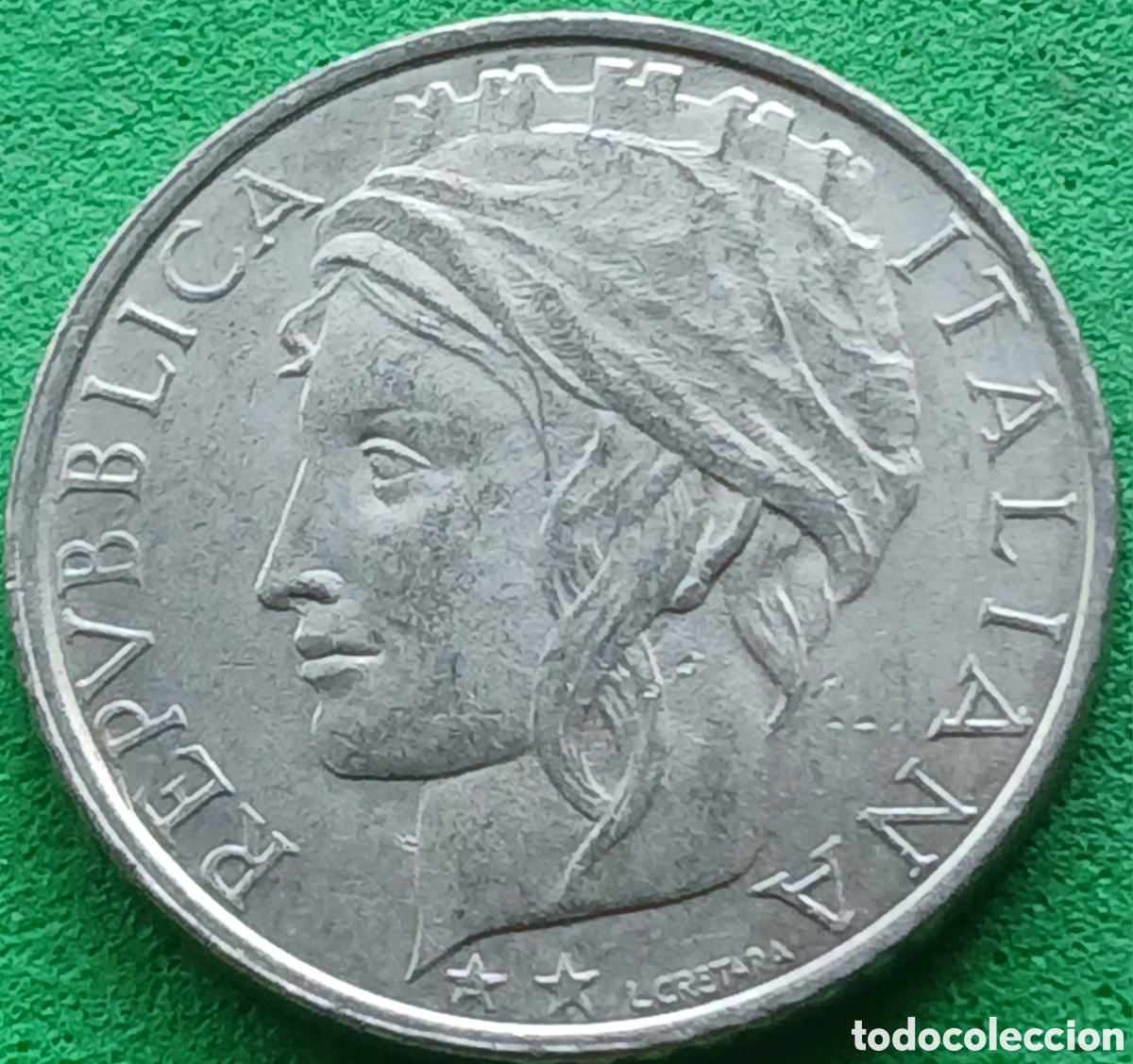Monedas antiguas de Europa: Italia 100 liras 1993 km#159 L, Cabeza grande