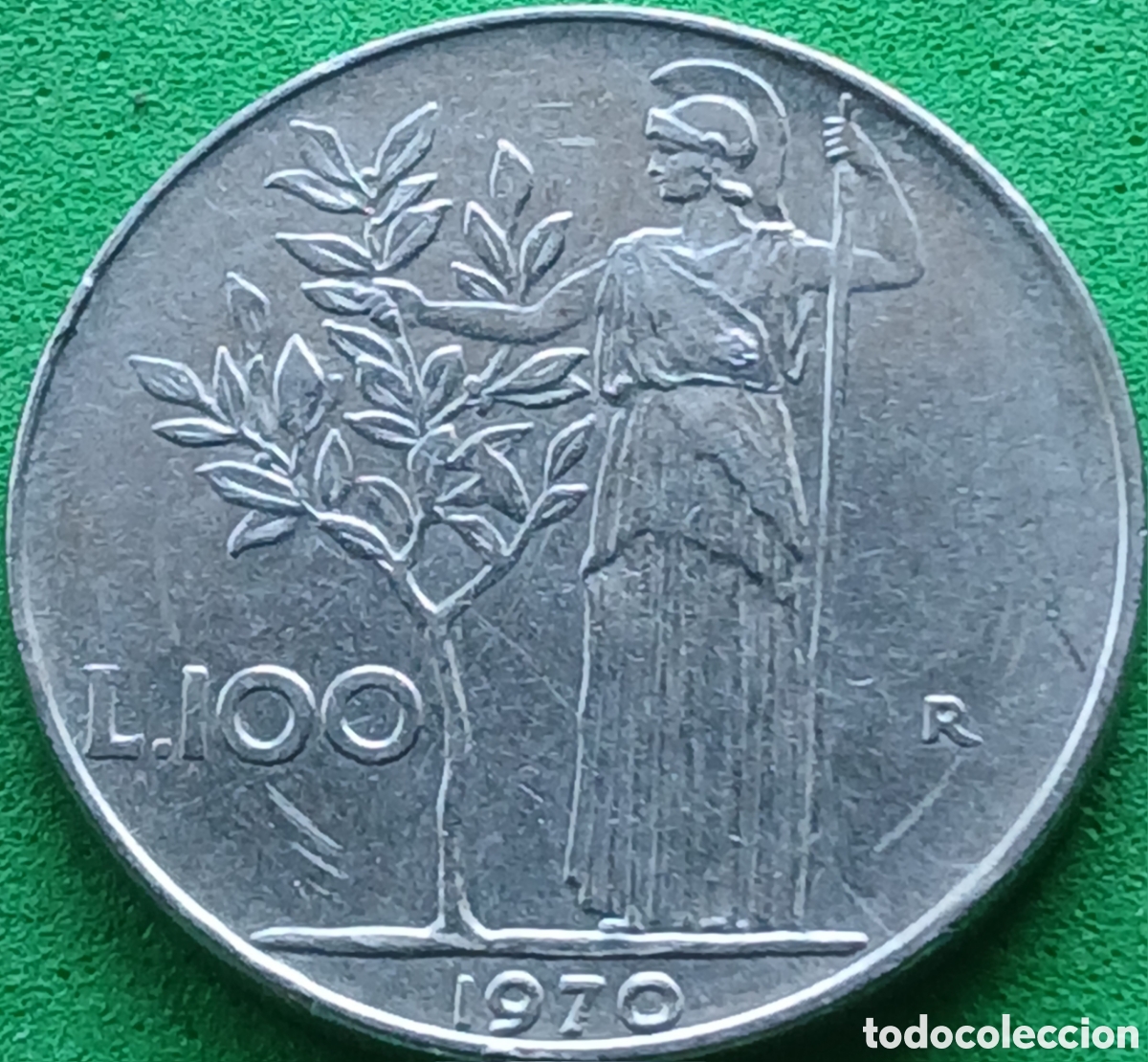 Monedas antiguas de Europa: Italia 100 liras 1970 km#96.1