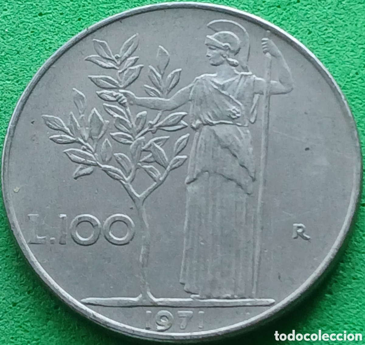 Monedas antiguas de Europa: Italia 100 liras 1971 km#96.1