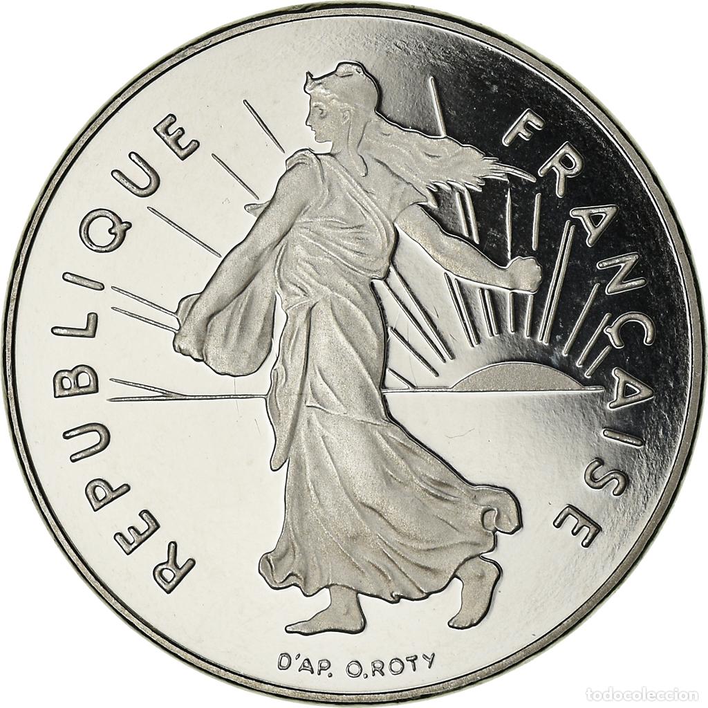 Monedas antiguas de Europa: [#372876] Moneda, Francia, Semeuse, Franc, 2000, Paris, Proof / BE, FDC, N&iacute;quel