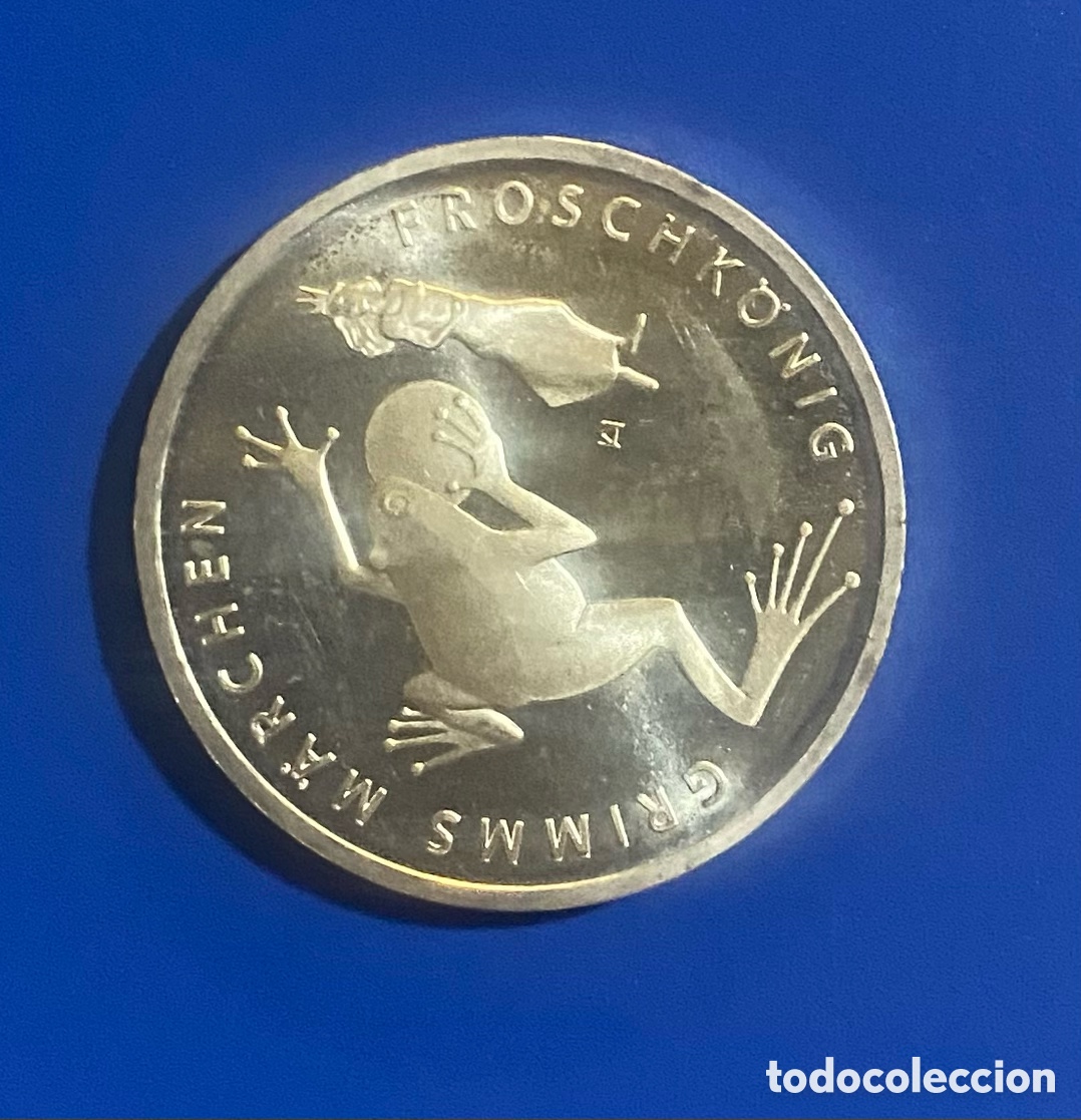 Monedas antiguas de Europa: Alemania 2018 AG Plata 20 euros Principe Rana