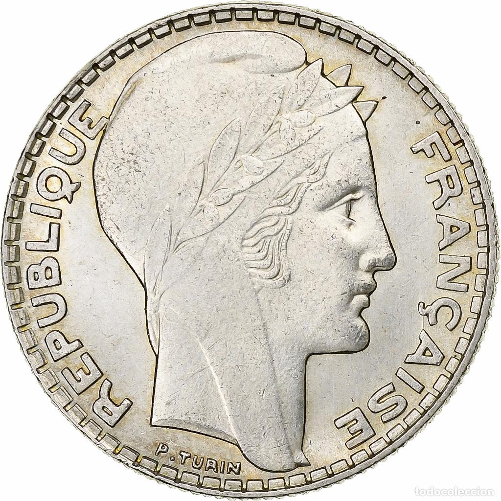 Monedas antiguas de Europa: [#1049067] Francia, 10 Francs, Turin, 1932, Paris, Plata, EBC, Gadoury:801, KM:878