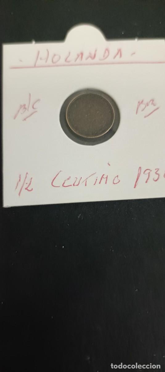 Monedas antiguas de Europa: HOLANDA 1/2 CENTIMO 1930 BC KM=138 (BRONCE)