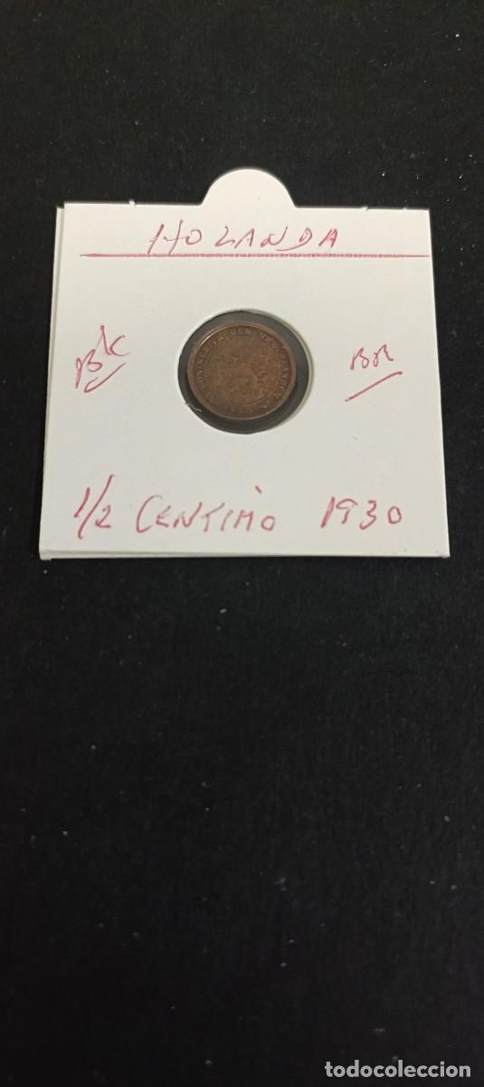 Monedas antiguas de Europa: HOLANDA 1/2 CENTIMO 1930 BC KM=138 (BRONCE)