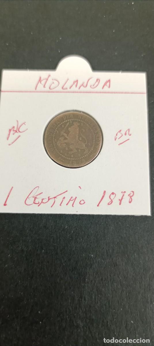 Monedas antiguas de Europa: HOLANDA 1 CENTIMO 1878 BC KM=130 (BRONCE)