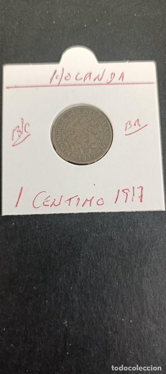 Monedas antiguas de Europa: HOLANDA 1 CENTIMO 1917 BC KM=152 (BRONCE)
