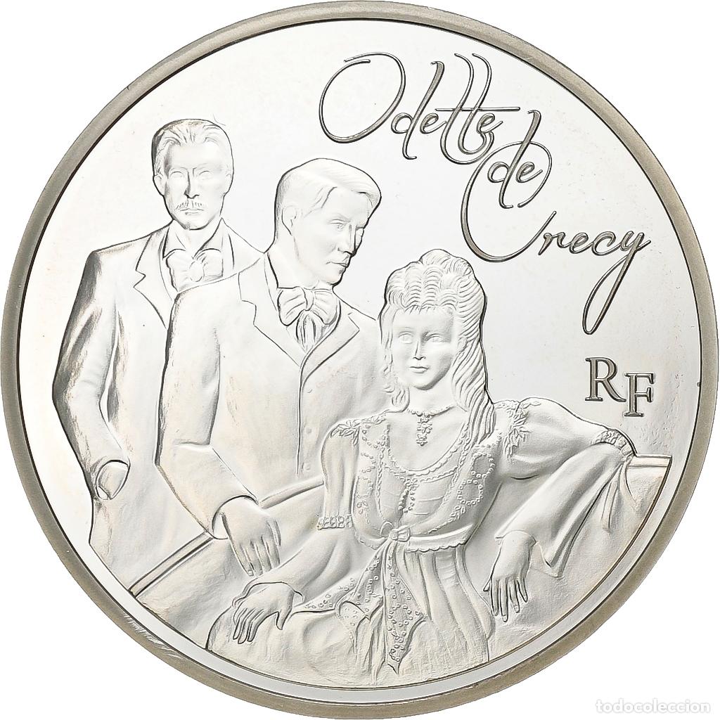 Monedas antiguas de Europa: [#198547] Francia, 10 Euro, Odette de Cr&eacute;cy, Prueba, 2013, Paris, Plata, SC