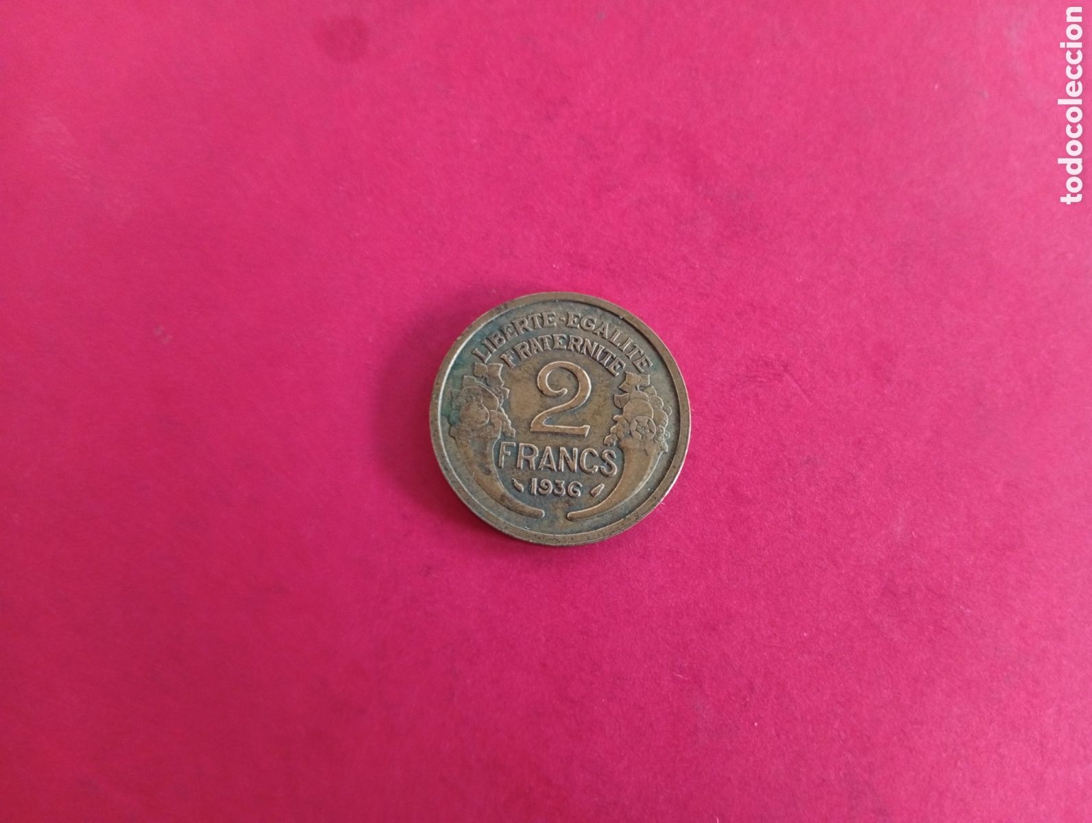 Monedas antiguas de Europa: 2 francos de Francia 1936