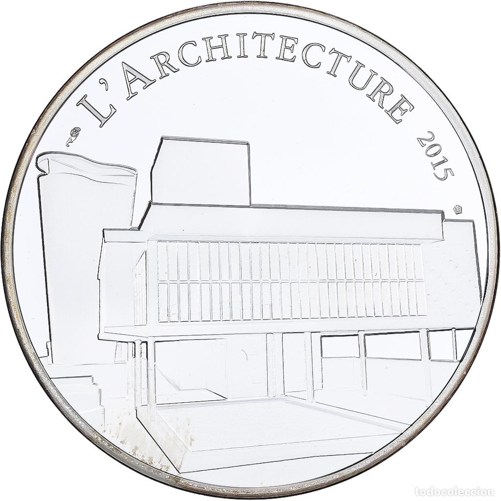 Monedas antiguas de Europa: [#1507757] Francia, 10 Euro, Le Corbusier, Prueba, 2015, MDP, Plata, FDC