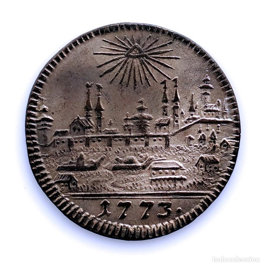 Monedas antiguas de Europa: SC-Alemania. Nuremberg ciudad Imperial. 1 Kreuzer 1773 . EBC/XF Plata 0.86 g.