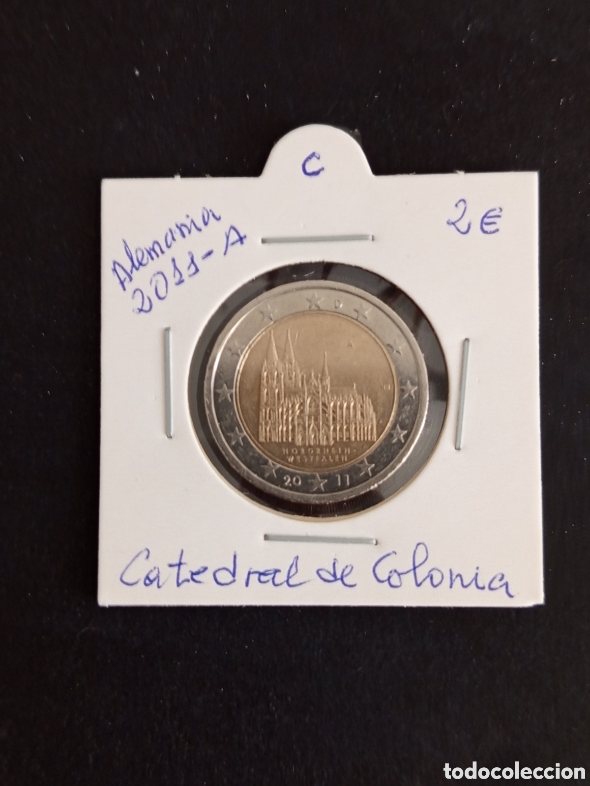 Monedas antiguas de Europa: Alemania, 2011. 2&euro; CIRCULADO. CATEDRAL DE COLONIA. CECA -A. Ver fotos. Pedido m&iacute;nimo 3 &euro;