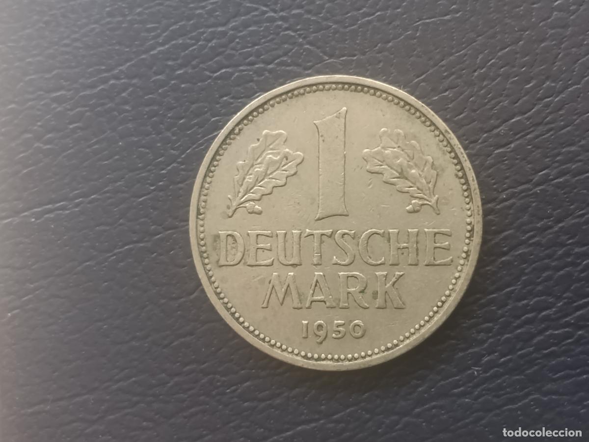 Monedas antiguas de Europa: Alemania. 1 marco 1950