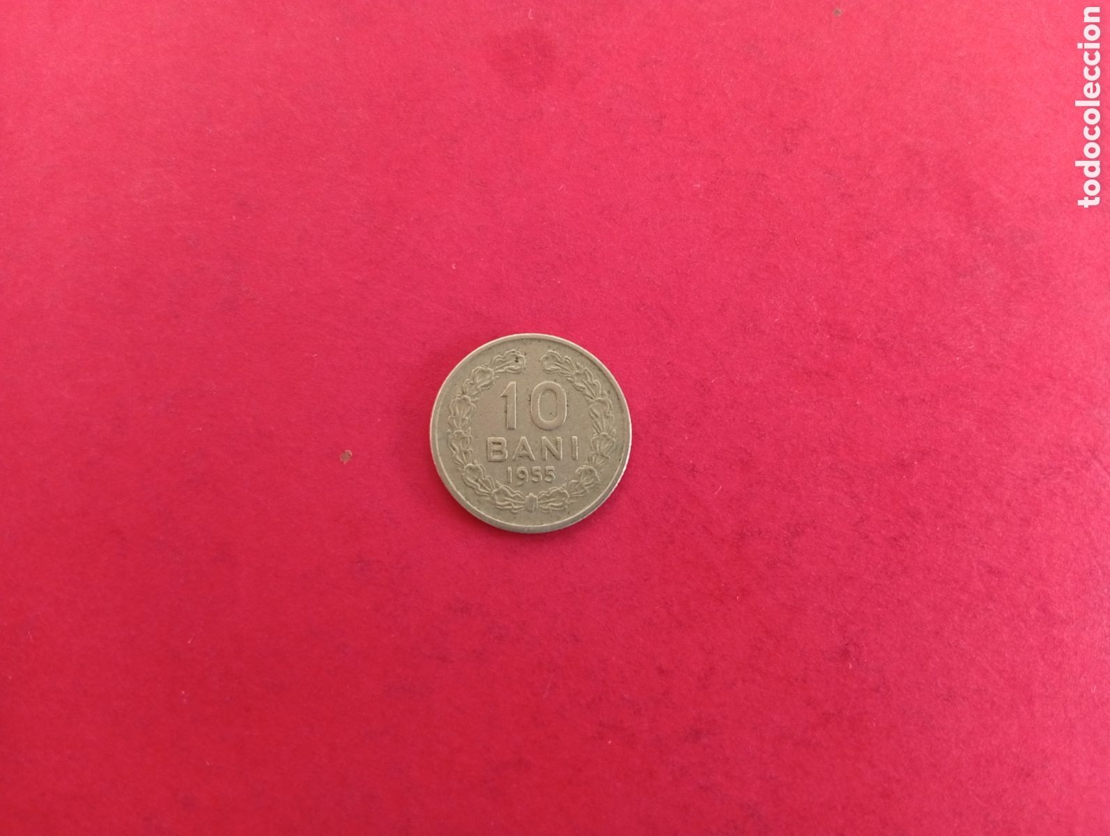 Monedas antiguas de Europa: 10 Bani de Ruman&iacute;a 1955