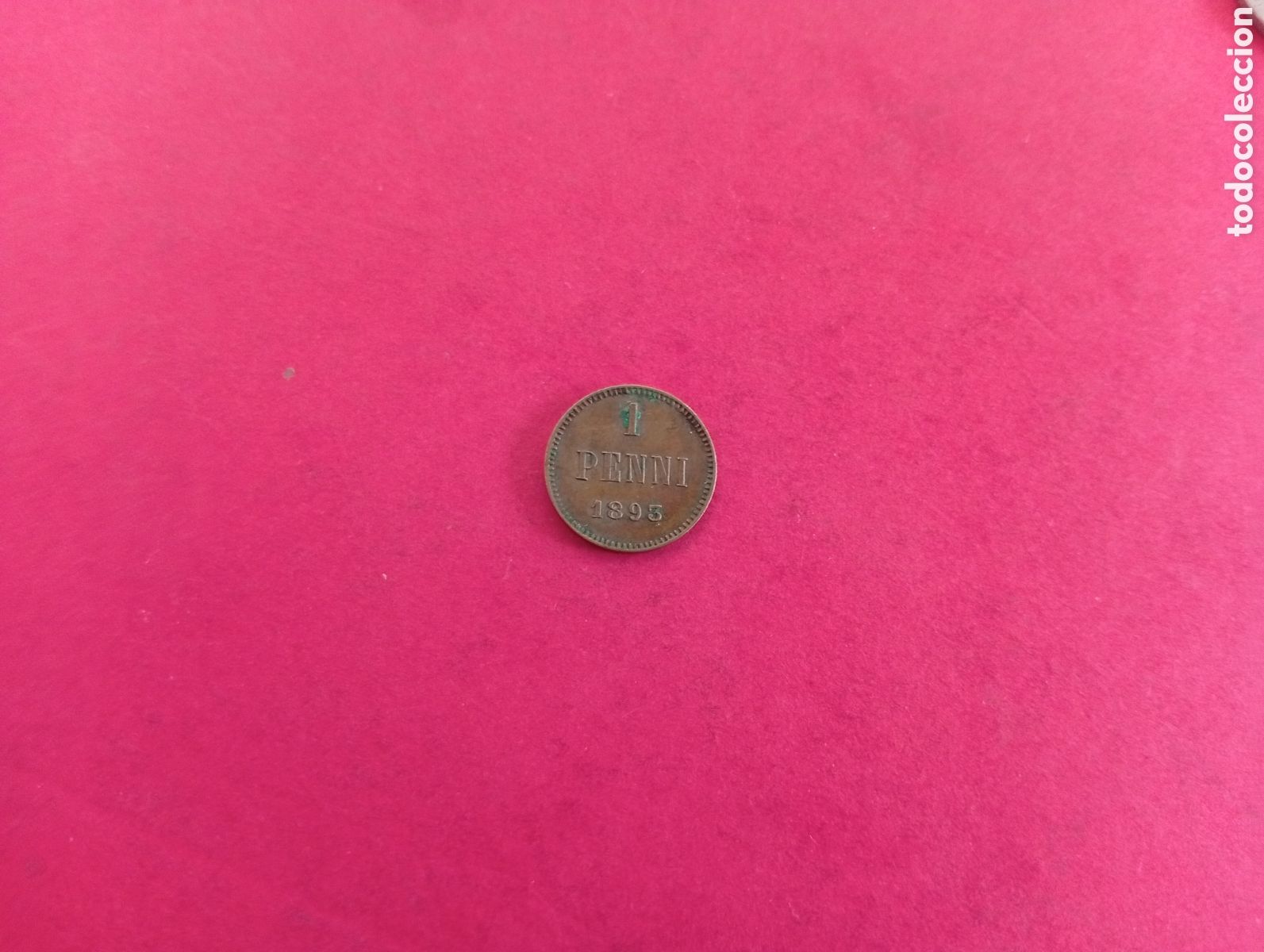 Monedas antiguas de Europa: 1 penni de Finlandia 1893