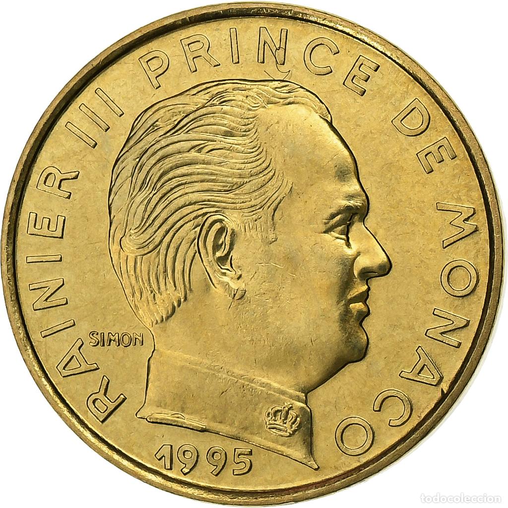 Monedas antiguas de Europa: [#134888] M&oacute;naco, Rainier III, 5 Centimes, 1995, MDP, S&eacute;rie BU, Aluminio - bronce, FDC