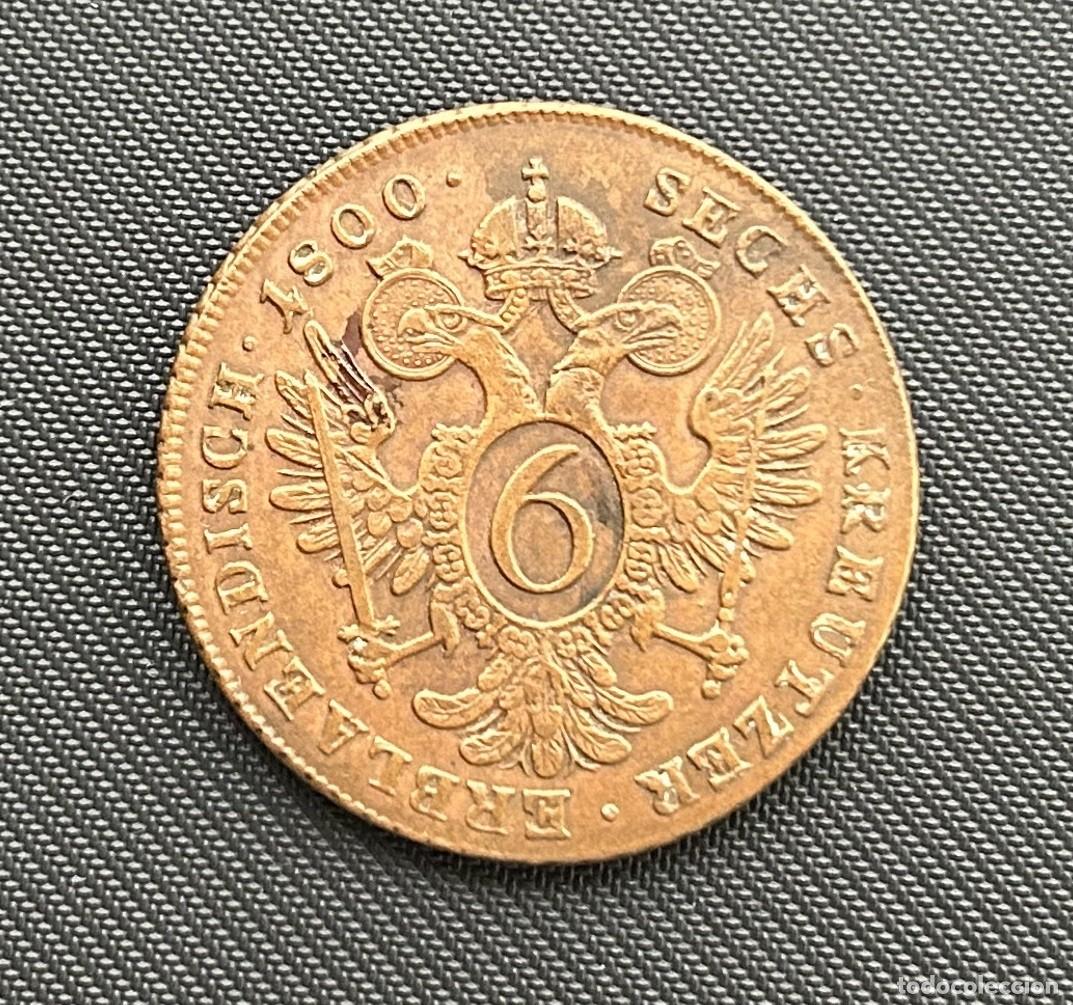Monedas antiguas de Europa: 6 KREUZER 1800 AUSTRIA