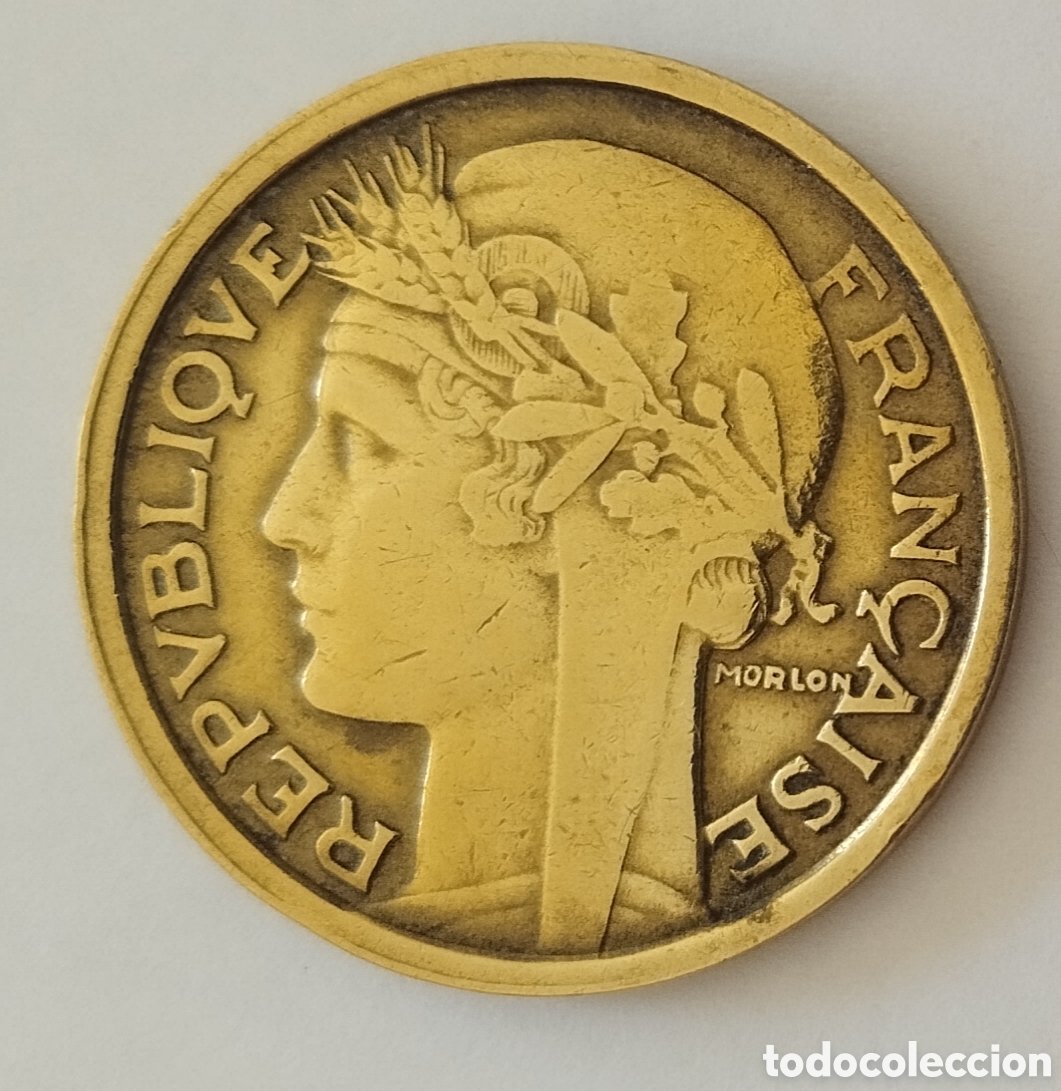 Monedas antiguas de Europa: MONEDA DE FRANCIA DE 1 FRANCO 1932 (FOTO)