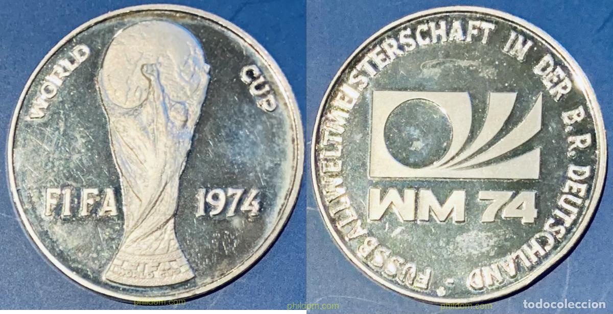 Monedas antiguas de Europa: 2273 ALEMANIA 1974 FIFA WORLD CUP 1974 TOKEN