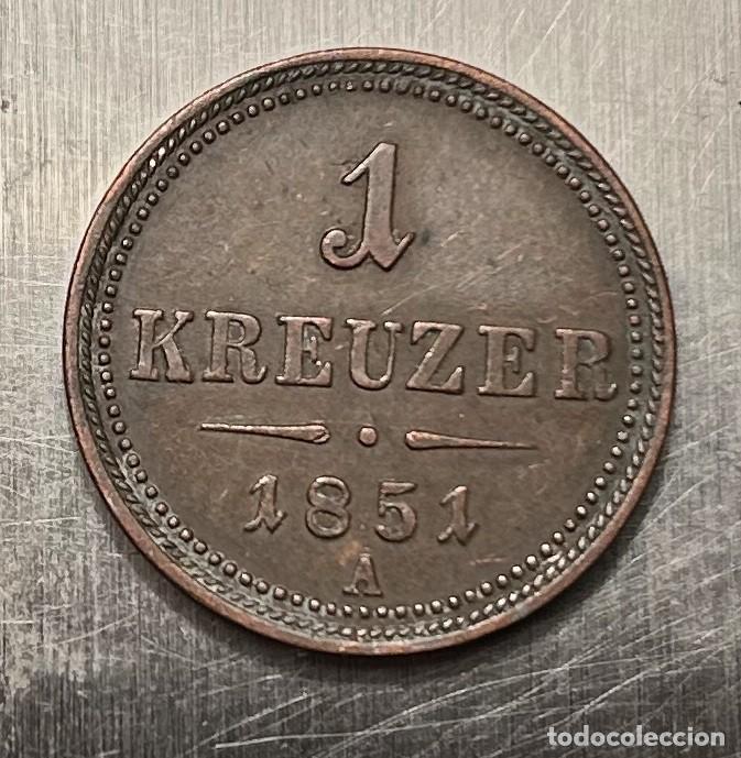 Monedas antiguas de Europa: 1 KREUZER 1851 AUSTRIA