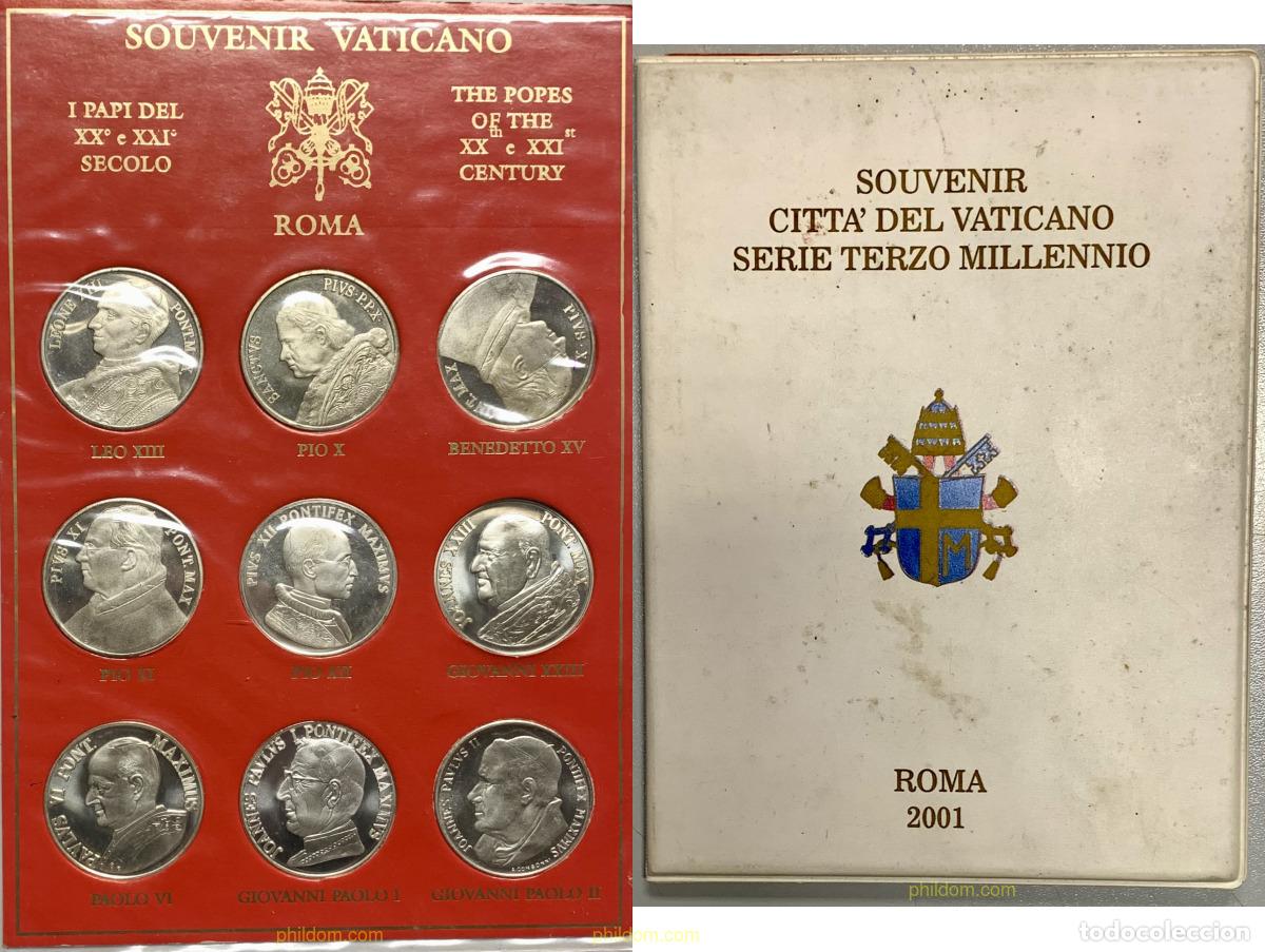 Monedas antiguas de Europa: 2929 VATICANO 2001 SOUVENIR CITTA' DEL VATICANO SERIE TERZO MILLENNIO 2001