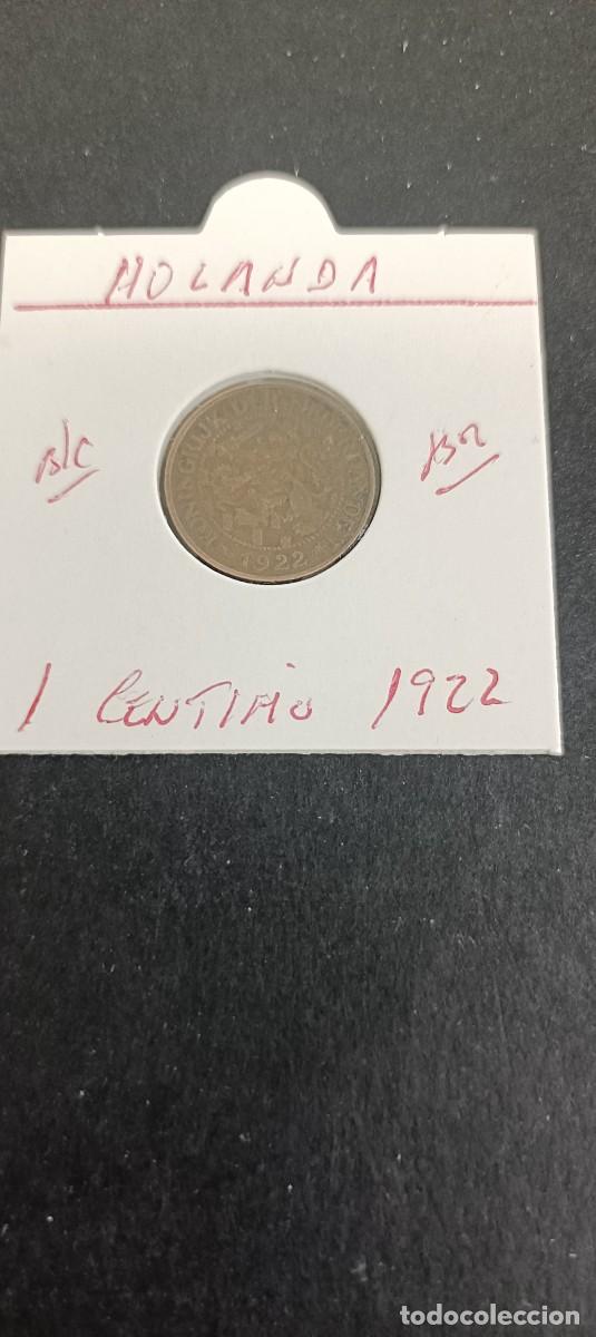 Monedas antiguas de Europa: HOLANDA 1 CENTIMO 1922 BC KM=152 (BRONCE)