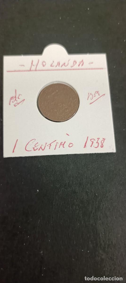 Monedas antiguas de Europa: HOLANDA 1 CENTIMO 1938 BC KM=152 (BRONCE)