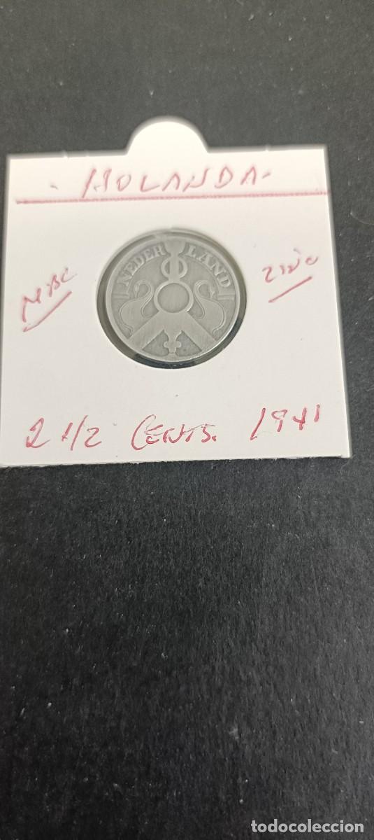 Monedas antiguas de Europa: HOLANDA 2 1/2 CENTIMOS 1941 MBC KM=171 (ZINC) II GM