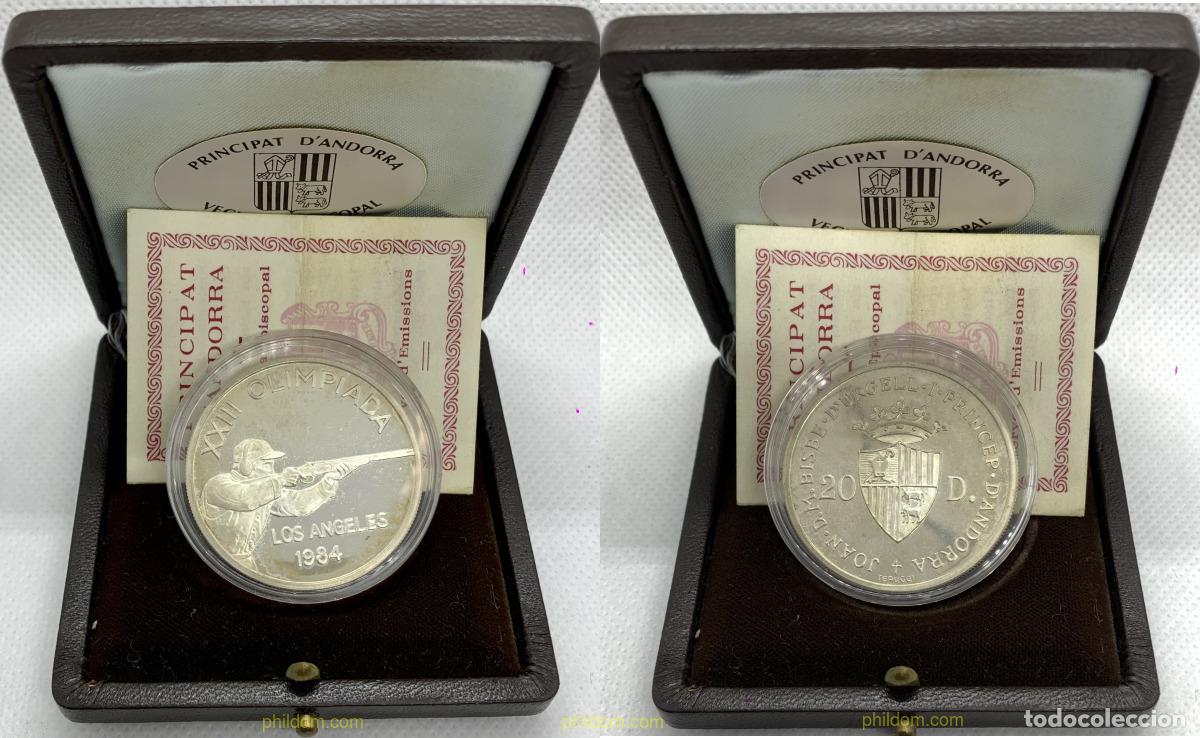 Monedas antiguas de Europa: 3172 ANDORRA. Adm&oacute;n espa&ntilde;ola 1984 ANDORRA 1984 XXIII OLIMPIADA LOS ANGELES.